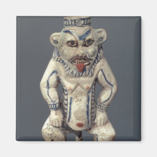 Kohl Pot, der den ägyptischen Haushaltsgott Bes da Magnet (Vorne)