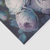 Kohl-Rose - dunkel Seidenpapier (Ausschnitt)