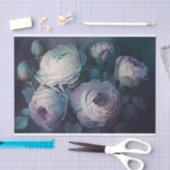 Kohl-Rose - dunkel Seidenpapier (Handwerk)