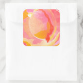 Kohl Rose III Quadratischer Aufkleber (Tasche)