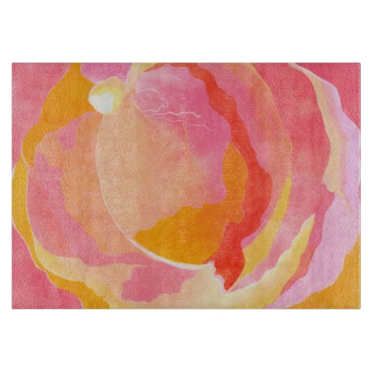 Kohl-Rose III Schneidebrett (Vorderseite)