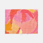 Kohl-Rose IV Fleecedecke (Vorderseite (Horizontal))