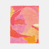 Kohl-Rose IV Fleecedecke (Vorderseite)