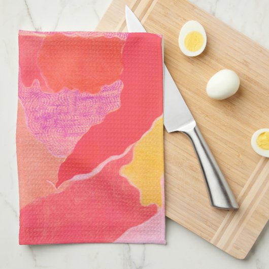 Kohl Rose IV Geschirrtuch (Viertel Falte)