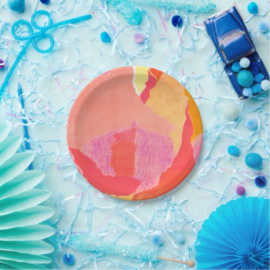 Kohl-Rose IV Pappteller (Party)