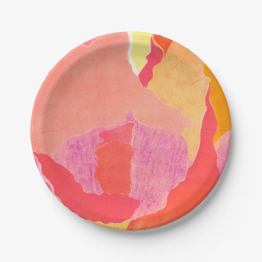 Kohl-Rose IV Pappteller (Vorderseite)