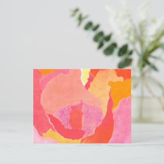 Kohl Rose IV Postkarte (Stehend Vorderseite)