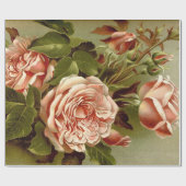 Kohl-Rosen-Blumen-Verpackungs-Papier Geschenkpapier (Flach)