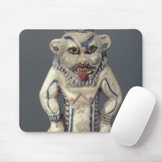 Kohl-Topf, den ägyptischen Haushaltsgott Bes Mousepad (Mit Mouse)