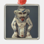 Kohl-Topf, den ägyptischen Haushaltsgott Bes Ornament Aus Metall (Vorne)