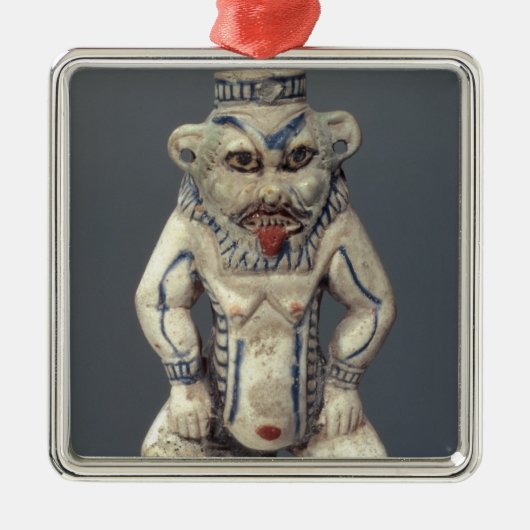 Kohl-Topf, den ägyptischen Haushaltsgott Bes Ornament Aus Metall (Vorne)