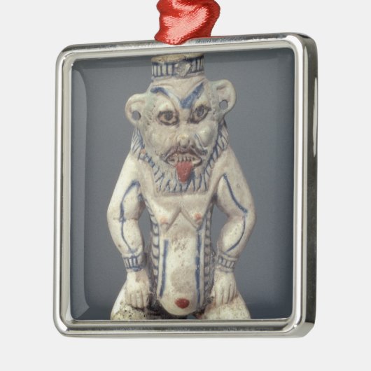 Kohl-Topf, den ägyptischen Haushaltsgott Bes Ornament Aus Metall (Links)