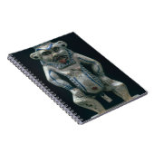 Kohl-Topf in Form von dem Gott Bes, neues Notizblock (Rechte Seite)