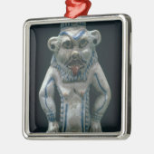 Kohl-Topf in Form von dem Gott Bes, neues Silbernes Ornament (Links)