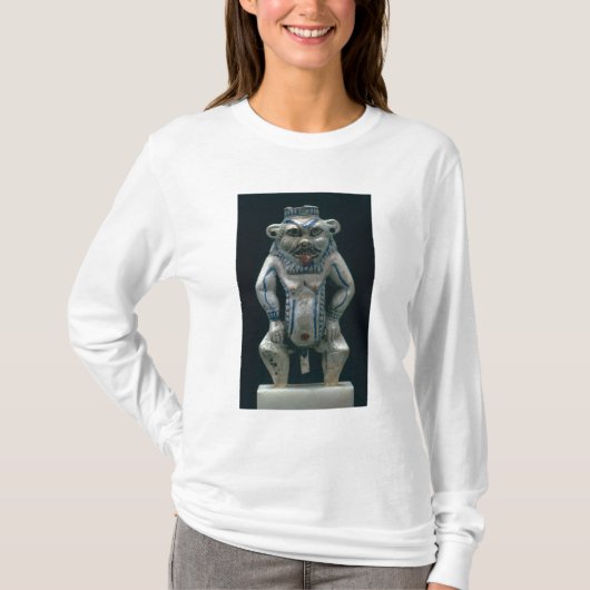 Kohl-Topf in Form von dem Gott Bes, neues T-Shirt (Vorderseite)