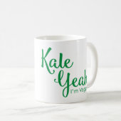 Kohl Yeah bin ich vegane Tasse (VorderseiteRechts)