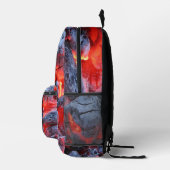 Kohle Bedruckter Rucksack (Rechts)
