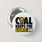 KOHLE BEHÄLT DIE LICHTER AN BUTTON (Vorne & Hinten)