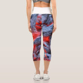 Kohle Capri Leggings (Rückseite)