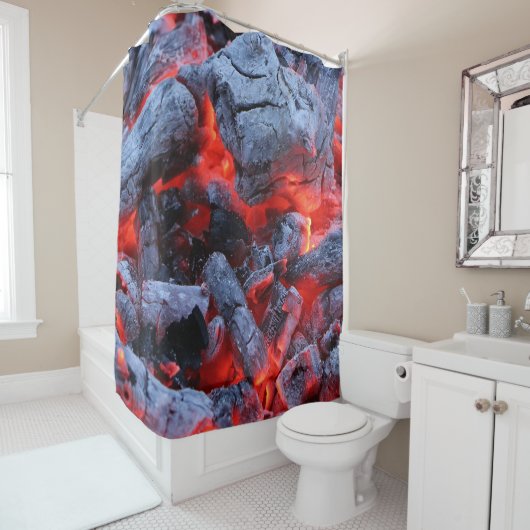 Kohle Duschvorhang (Beispiel)