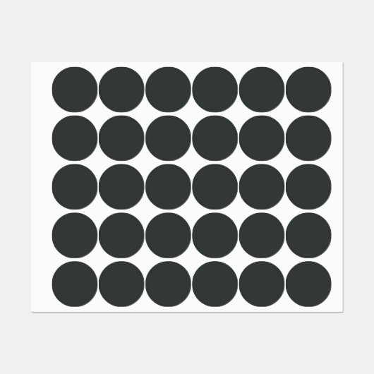 Kohle (feste Farbe) Etiketten (Blatt)