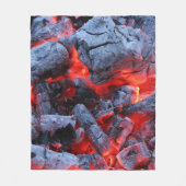 Kohle Fleecedecke (Vorderseite)