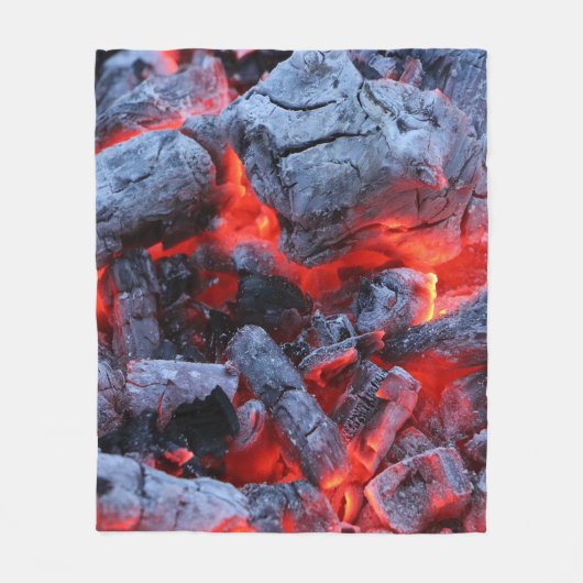 Kohle Fleecedecke (Vorderseite)