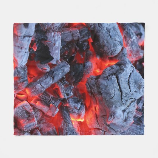 Kohle Fleecedecke (Vorderseite (Horizontal))