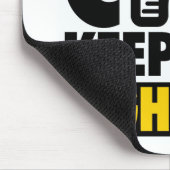 KOHLE HÄLT DAS LICHT AN MOUSEPAD (Ecke)