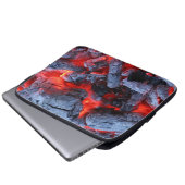 Kohle Laptopschutzhülle (Vorne Knopf)