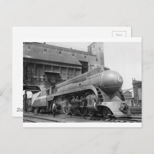 Kohle Postkarte (Vorne/Hinten)