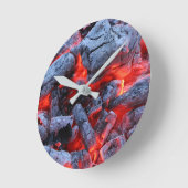 Kohle Runde Wanduhr (Winkel)