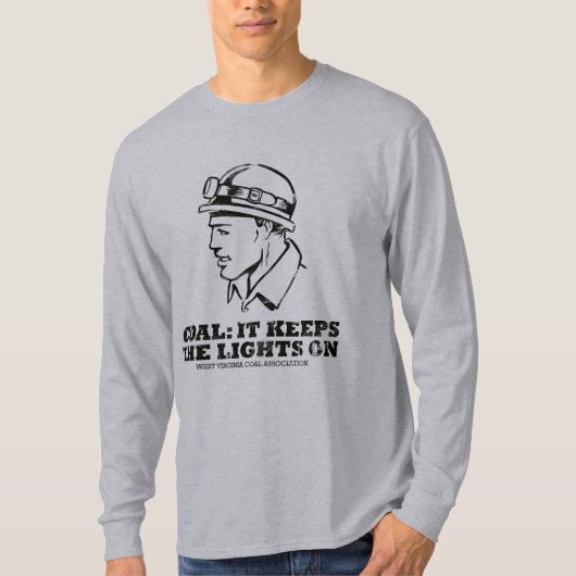 Kohle: Sie behält die Lichter an T-Shirt (Vorderseite)