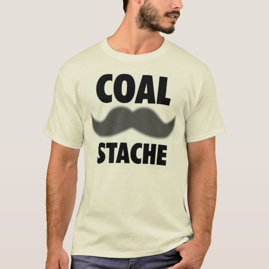 KOHLE STACHE T-Shirt (Vorderseite)