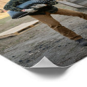 Kohle tragen poster (Ecke)