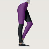 Kohle und Lila Denim, Leggings (Rechts)