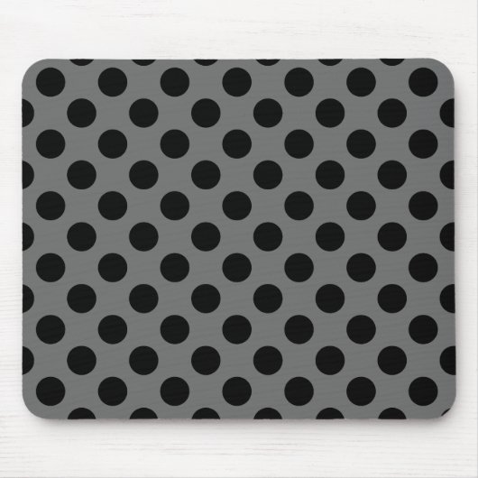 Kohle und schwarze Punkte Mousepad (Vorne)