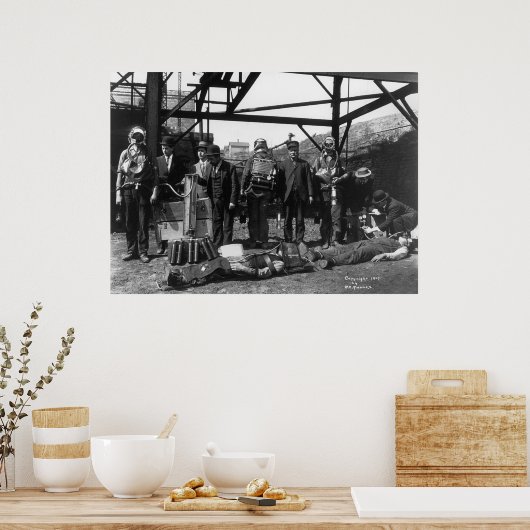 Kohlebergbau: 1910 poster (Küche)
