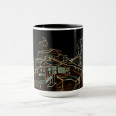 Kohlebergbau Anthrazit Kohlebergbau Bergnebel Tasse (Zentrum)