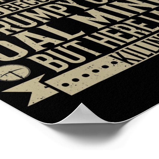 Kohlebergbau in Kohlebergbau Poster (Ecke)