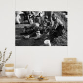 Kohlebergwerk, 1935 poster (Küche)