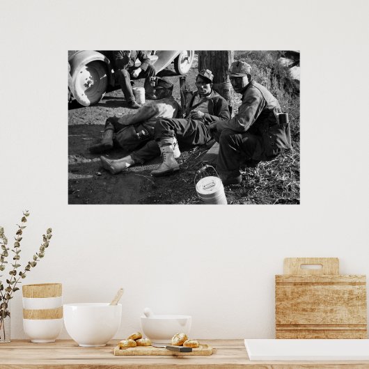 Kohlebergwerk, 1935 poster (Küche)