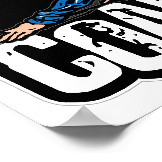 Kohlebergwerk Poster (Ecke)