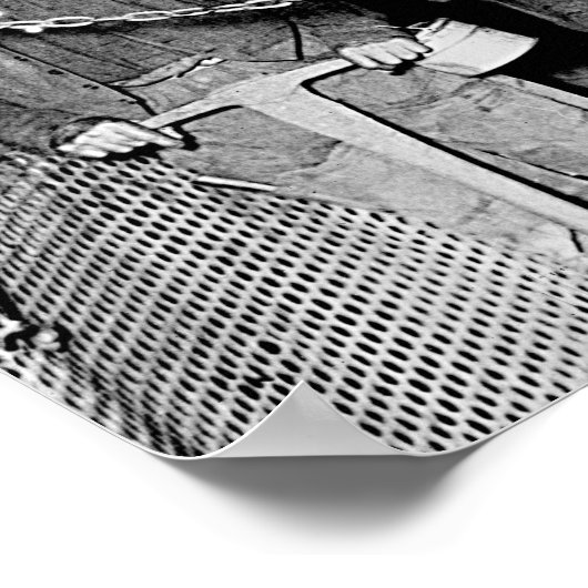 Kohlebergwerk - Poster (Ecke)