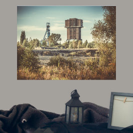 Kohlebergwerk Poster
