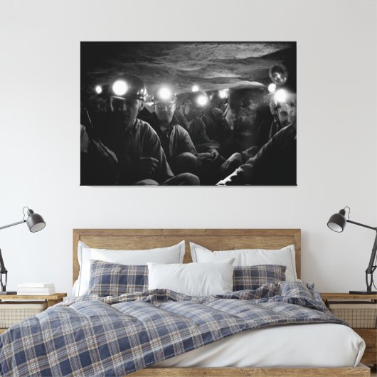 Kohlebergwerk Tiefer Untergrund 1960 Leinwanddruck (Insitu (Schlafzimmer))