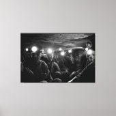 Kohlebergwerk Tiefer Untergrund 1960 Leinwanddruck (Vorderseite)