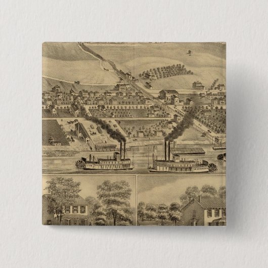 Kohlebergwerke Davosburgh Button (Vorderseite)