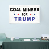 Kohlebergwerke für Trump Banner (Messeveranstaltung)