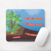 Kohlediagramm Mousepad (Mit Mouse)